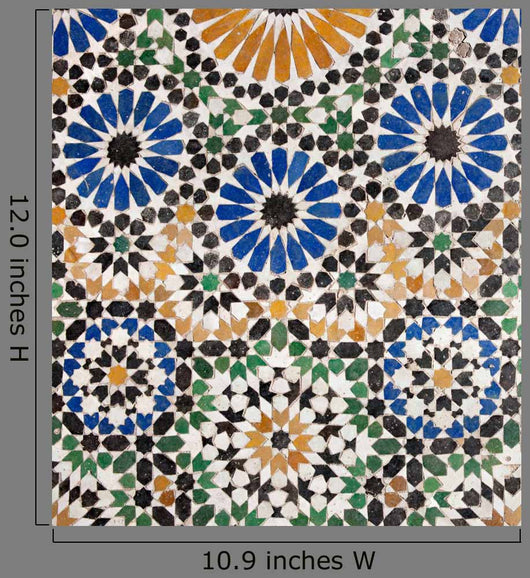 Old Islamic Mosaic Wall Mural