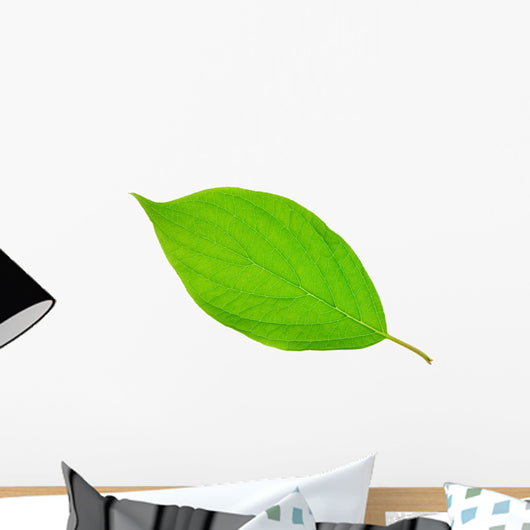 Bright Green Leaf Wall Decal