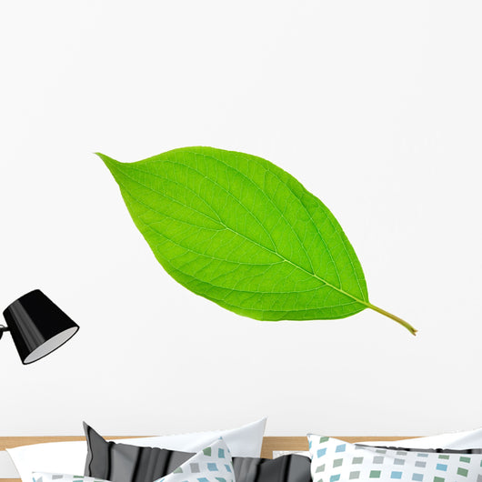 Bright Green Leaf Wall Decal