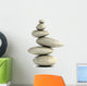 3D Balancing Stones Wall Decal