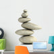 3D Balancing Stones Wall Decal