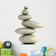 3D Balancing Stones Wall Decal