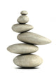 3d Balancing stones Wall Decal