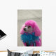 Pink Poodle Wall Mural