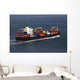 container cargo ship Wall Mural