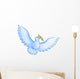 White dove with olive branch Wall Decal