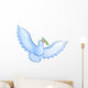 White dove with olive branch Wall Decal