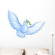 White dove with olive branch Wall Decal