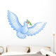 White dove with olive branch Wall Decal