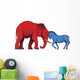 American political parties stand-off Wall Decal