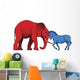 American political parties stand-off Wall Decal