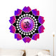 Goa India Symbol Stained Wall Decal