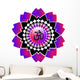 Goa India Symbol Stained Wall Decal