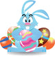 Easter Bunny Wall Decal