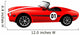 Old Race Red Car Wall Decal