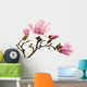 Pink Magnolia Flowers Wall Decal