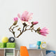 Pink Magnolia Flowers Wall Decal
