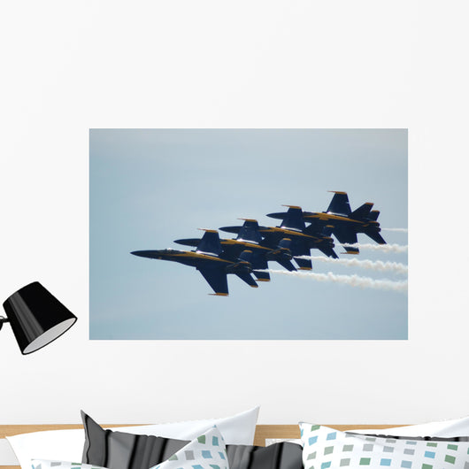 Blue Angles Wall Mural