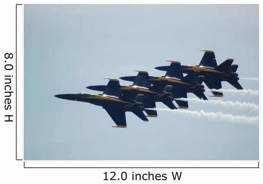 Blue Angles Wall Mural