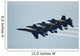 Blue Angles Wall Mural