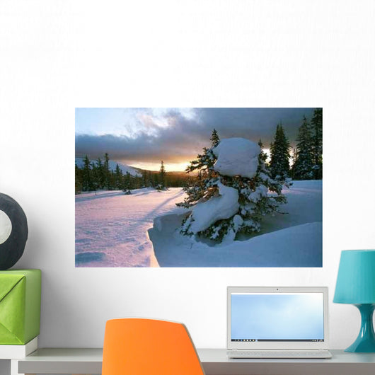 Russia South Ural Mountain Wall Decal