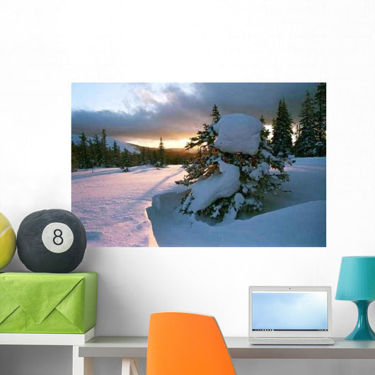 Russia South Ural Mountain Wall Decal