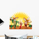 Mexico-Mexican Food Recipe Gastronomica Cartoon-Vector Wall Decal