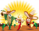 Mexico-Mexican Food Recipe Gastronomica Cartoon-Vector Wall Decal