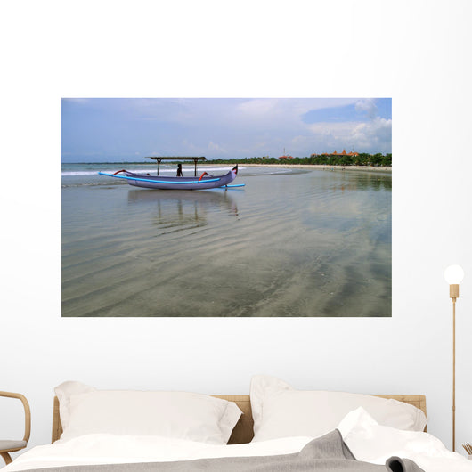 the indonesian boat Wall Mural