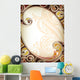 Abstract Scroll Frame Wall Mural