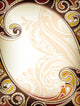 Abstract Scroll Frame Wall Mural