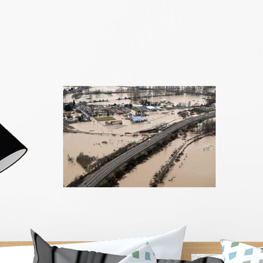 Washington State Flood Wall Decal Design 2