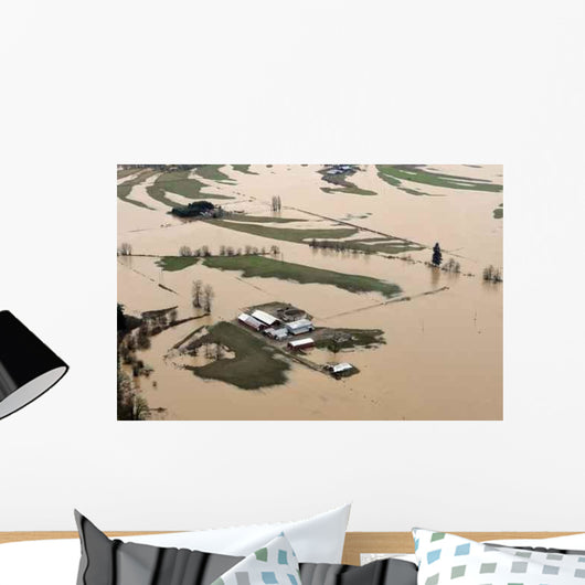 Washington State Flood Wall Decal Design 1