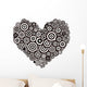 Dark Circle heart to lover Wall Decal