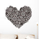 Dark Circle heart to lover Wall Decal