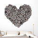 Dark Circle heart to lover Wall Decal