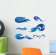 Set Wave Symbols for Wall Decal Sticker Set