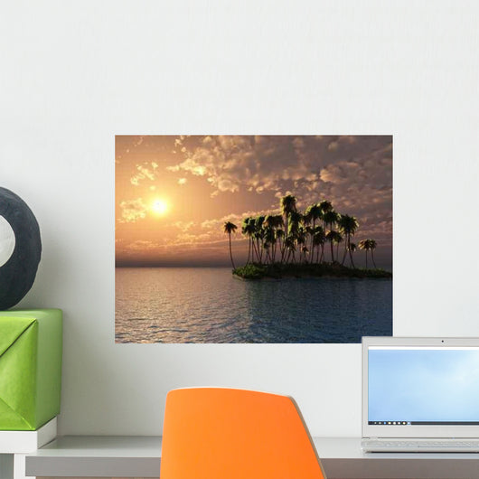 Small Island Wall Decal