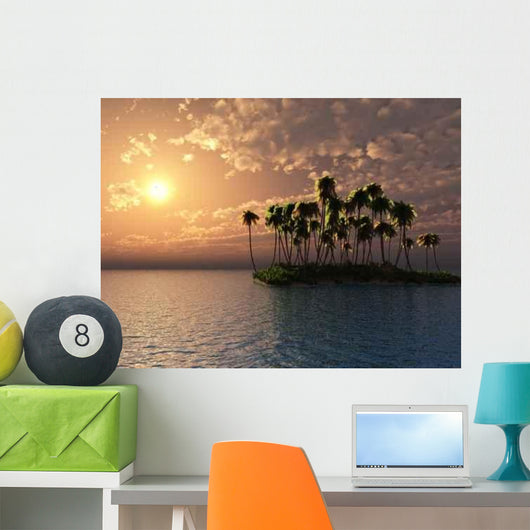 Small Island Wall Decal