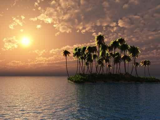 Small Island Wall Decal