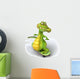 Skateboarding Crocodile Wall Decal