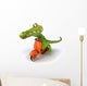 Moped Riding Crocodile Wall Decal
