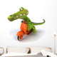 Moped Riding Crocodile Wall Decal