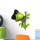 Cool Peeking Lizard Wall Decal