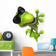 Cool Peeking Lizard Wall Decal