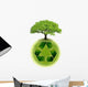 Planet Earth Recycling Wall Decal