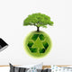Planet Earth Recycling Wall Decal
