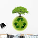 Planet Earth Recycling Wall Decal