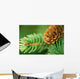 Pine Cone and Branches Wall Decal
