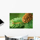 Pine Cone and Branches Wall Decal